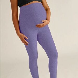 Beyond the Bump Purple Maternity Leggings